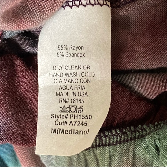 Audrey 3+1 Tie Dye Wrap Front Romper Size Medium - Picture 6 of 6